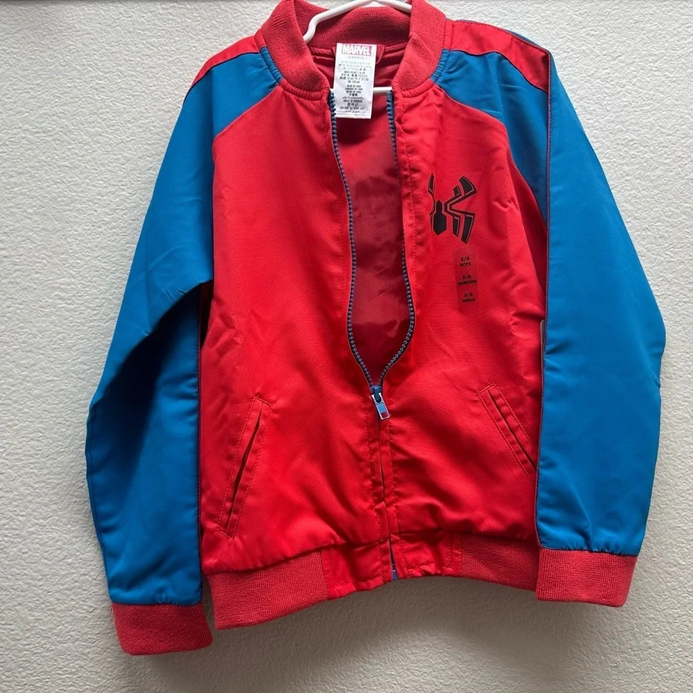 New Disney Spider Man Jacket/Sweater-Size 5/6